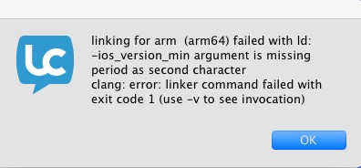 error code when creating standelone in LC 8.1.2 .jpg