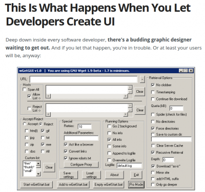 aPic_developerDesignedGUI.png (53.72 KiB) Viewed 19561 times ...a nice, simple, gui...gone terribly and horribly wrong !