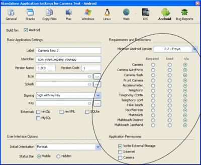 Livecode Requirements and Restrictions - Stankalone Settings.gif (101.18 KiB) Viewed 8735 times Livecode Requirements and Restrictions - Stankalone Settings.gif